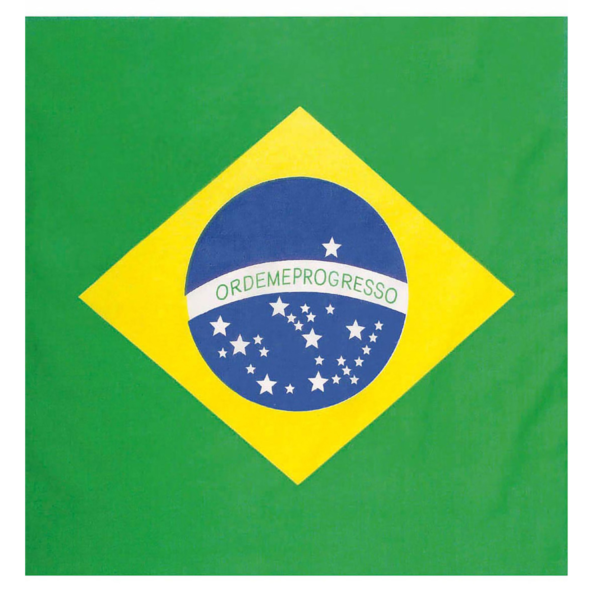 bandana van de vlag van Brazilie