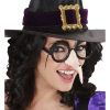 foto 3 bril met heksenneus en zwarte wenkbrouwen