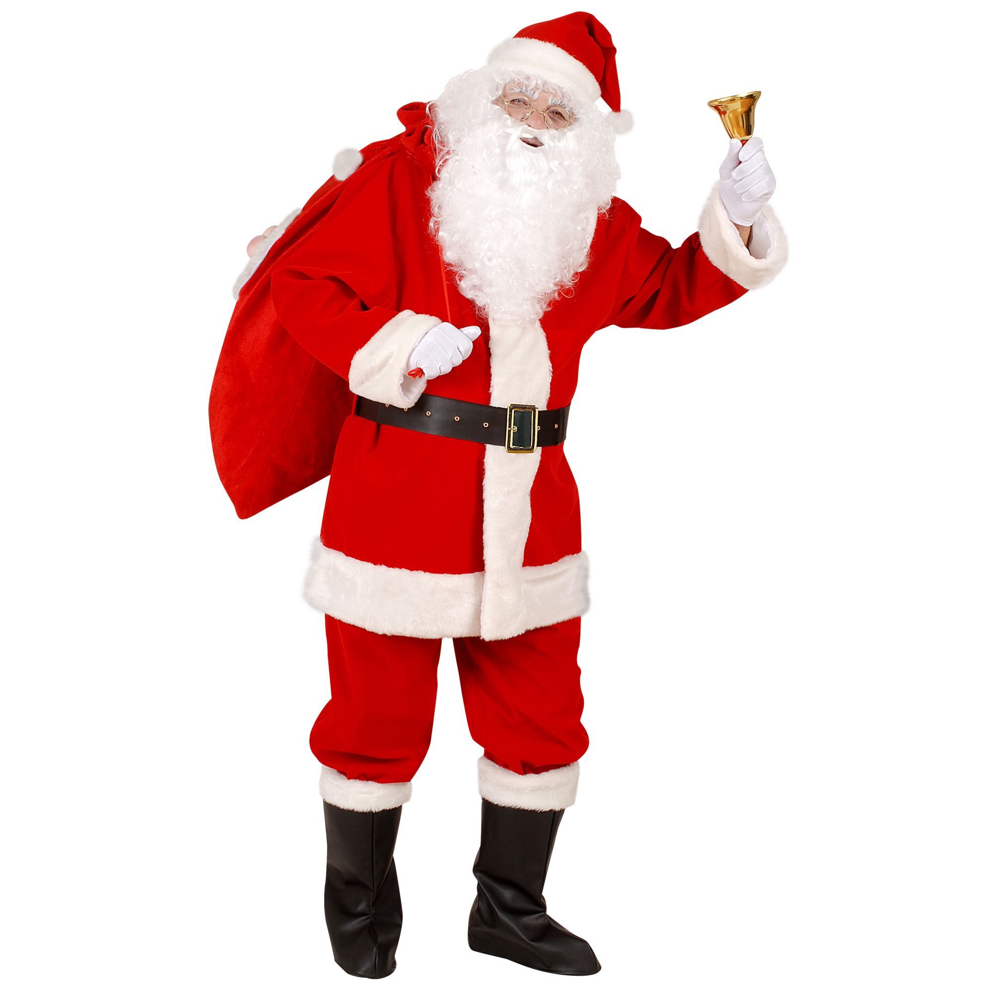 kerstmannen kostuum santa claus de luxe