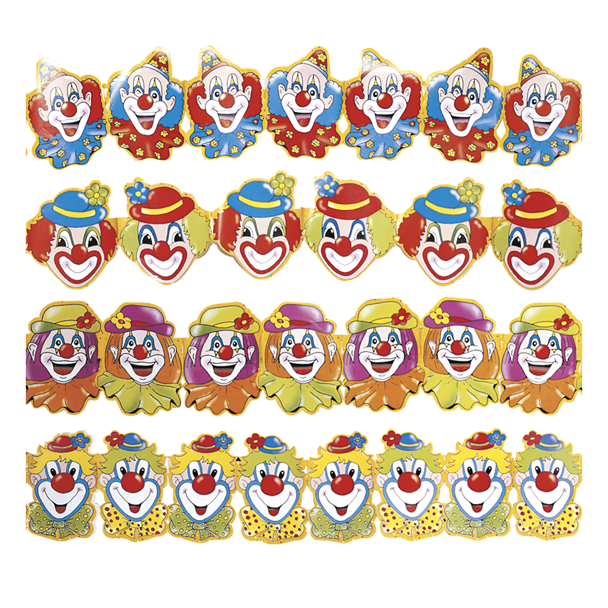 papieren slinger clowns 3 meter