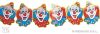 foto 2 papieren slinger clowns 3 meter