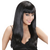 foto 1 pruik lang haar zwart trendy