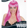 foto 2 pruik roze lang haar trendy