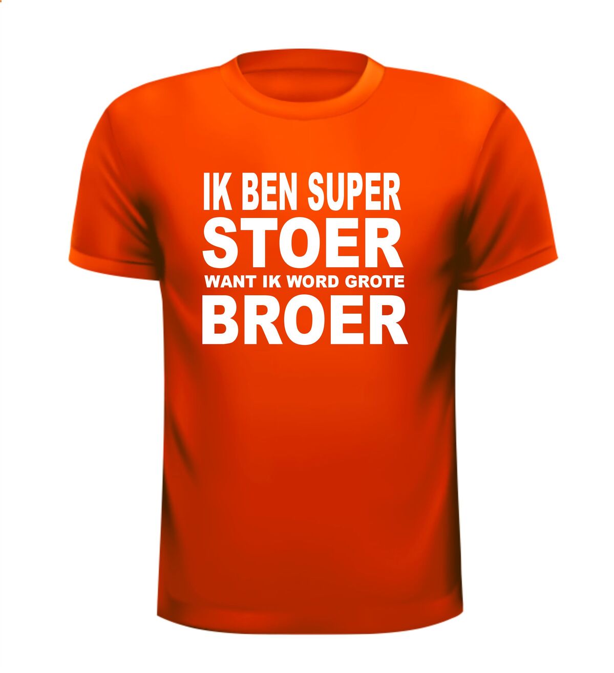 Verwonderlijk Ik ben super stoer want ik word grote broer t-shirt CC-39