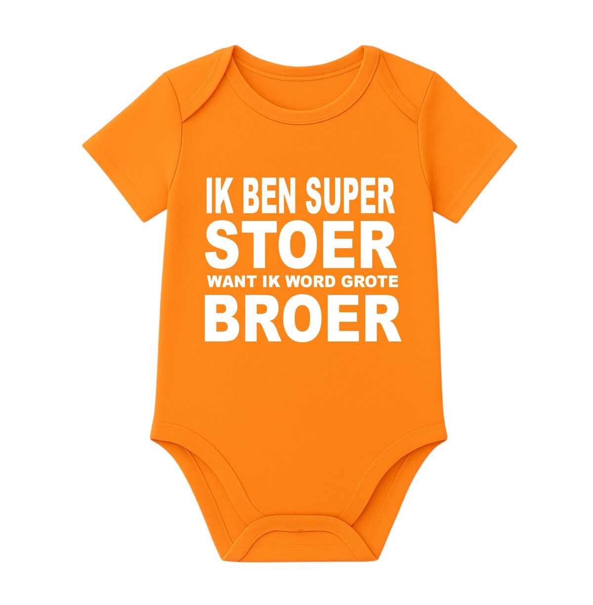 Verwonderend Romper ik ben super stoer want ik word grote broer RU-35