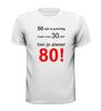 foto 13 Shirtje 50 zijn is prachtig maar over 30 jaar ben je alweer 80!