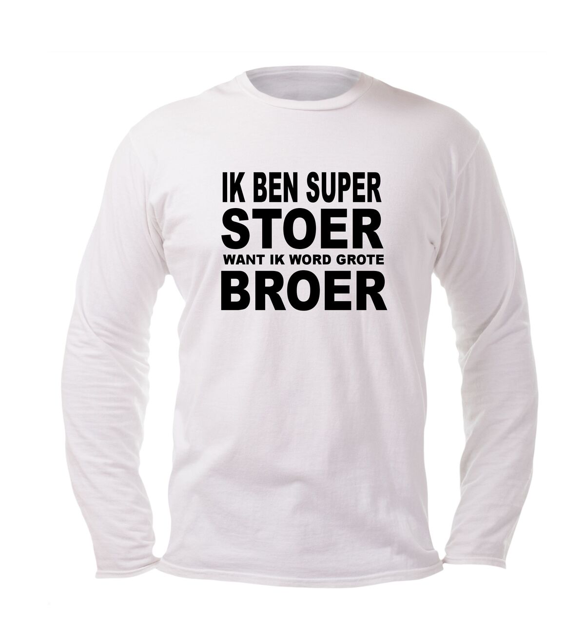 Verwonderlijk Ik ben super stoer want ik word grote broer t-shirt EV-81