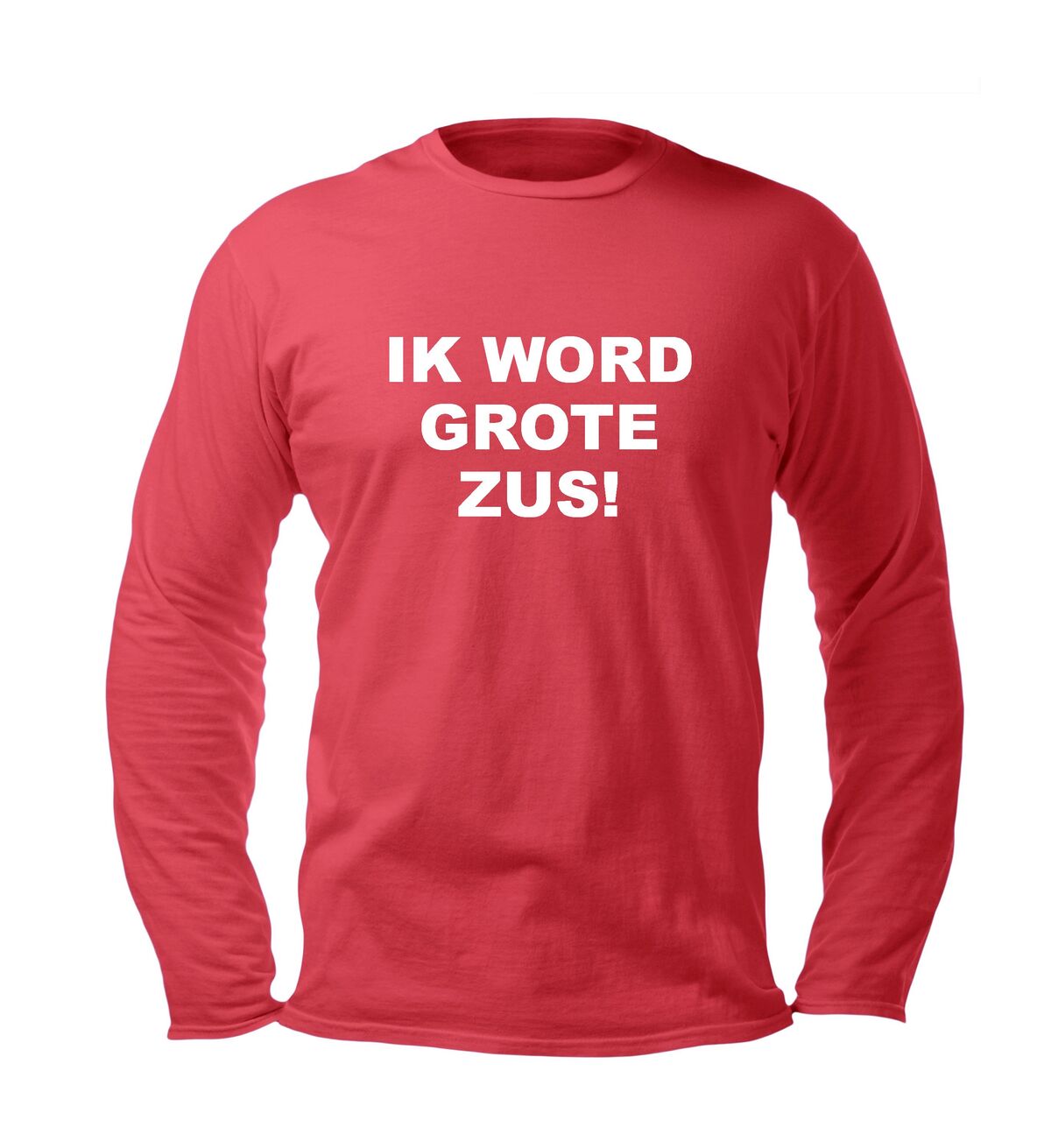 Grote zus shirt lange mouw clearance