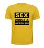 foto 15 fun t-shirt korte mouw sex drugs and apres ski