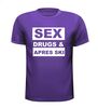 foto 3 fun t-shirt korte mouw sex drugs and apres ski