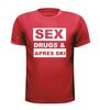 foto 7 fun t-shirt korte mouw sex drugs and apres ski