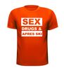 foto 9 fun t-shirt korte mouw sex drugs and apres ski