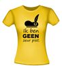 foto 16 ik ben geen zeur piet t-shirt korte mouw