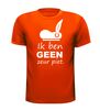 foto 9 ik ben geen zeur piet t-shirt korte mouw