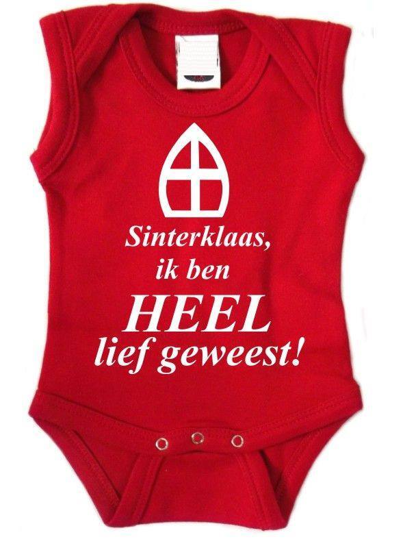 romper sinterklaas ik ben heel lief geweest