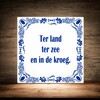 foto 3 spreukentegel Ter land ter zee en in de kroeg