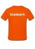 trainert t-shirt korte mouw oranje