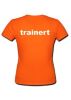 foto 2 trainert t-shirt korte mouw oranje