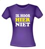 foto 4 t-shirt korte mouw ik hoor hier niet