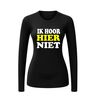 foto 5 t-shirt lange mouw ik hoor hier niet