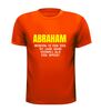 foto 5 Abraham worden is een eer 50 jaar gaan voorbij als een speer t-shirt korte mouw