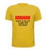 foto 8 Abraham worden is een eer 50 jaar gaan voorbij als een speer t-shirt korte mouw