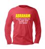 foto 3 Abraham worden is een eer 50 jaar gaan voorbij als een speer t-shirt lange mouw