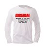 foto 4 Abraham worden is een eer 50 jaar gaan voorbij als een speer t-shirt lange mouw