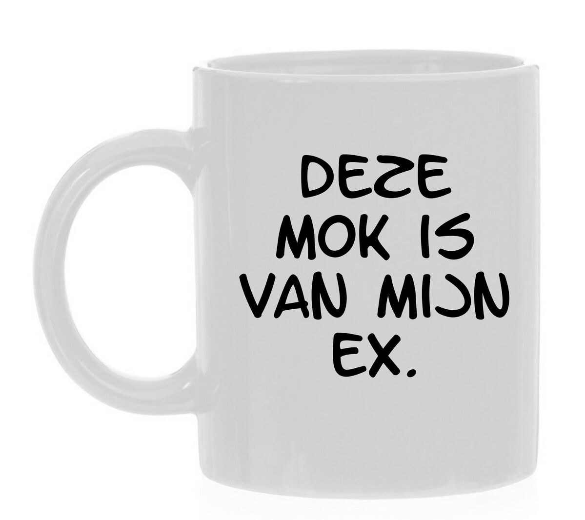 Deze mok is van mijn ex