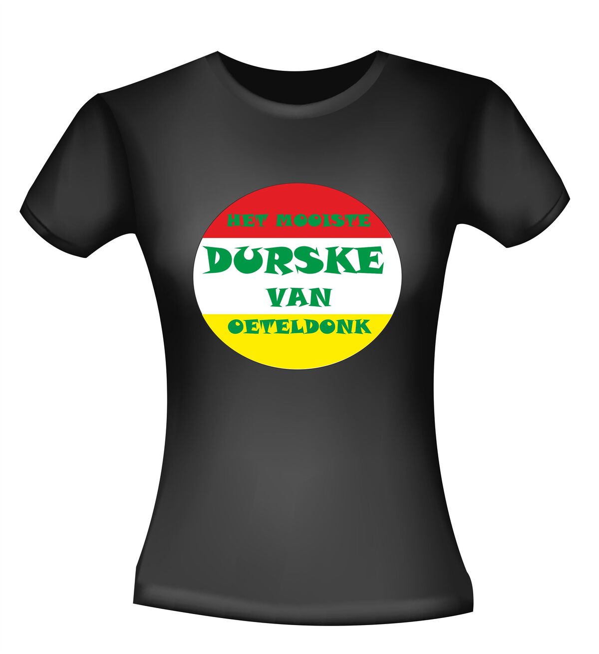 Het mooiste durske van oeteldonk t-shirt korte mouw