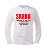 foto 4 Sarah worden is een eer 50 jaar gaan voorbij als een speer t-shirt lange mouw