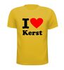foto 11 i love kerst t-shirt korte mouw