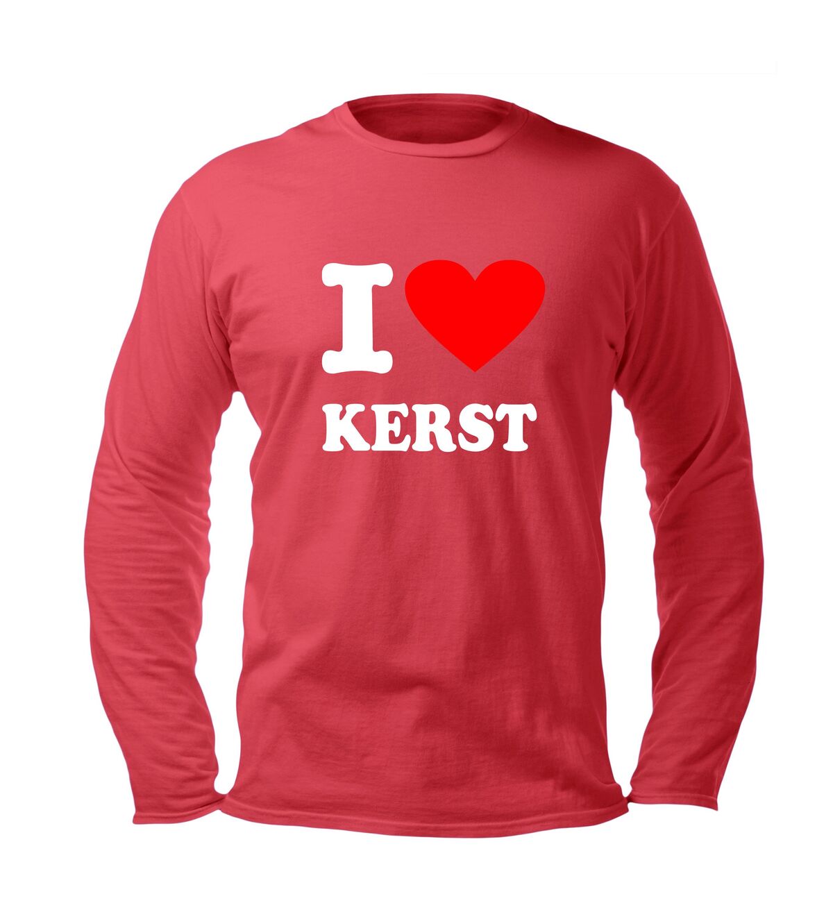 foto 3 i love kerst t-shirt lange mouw