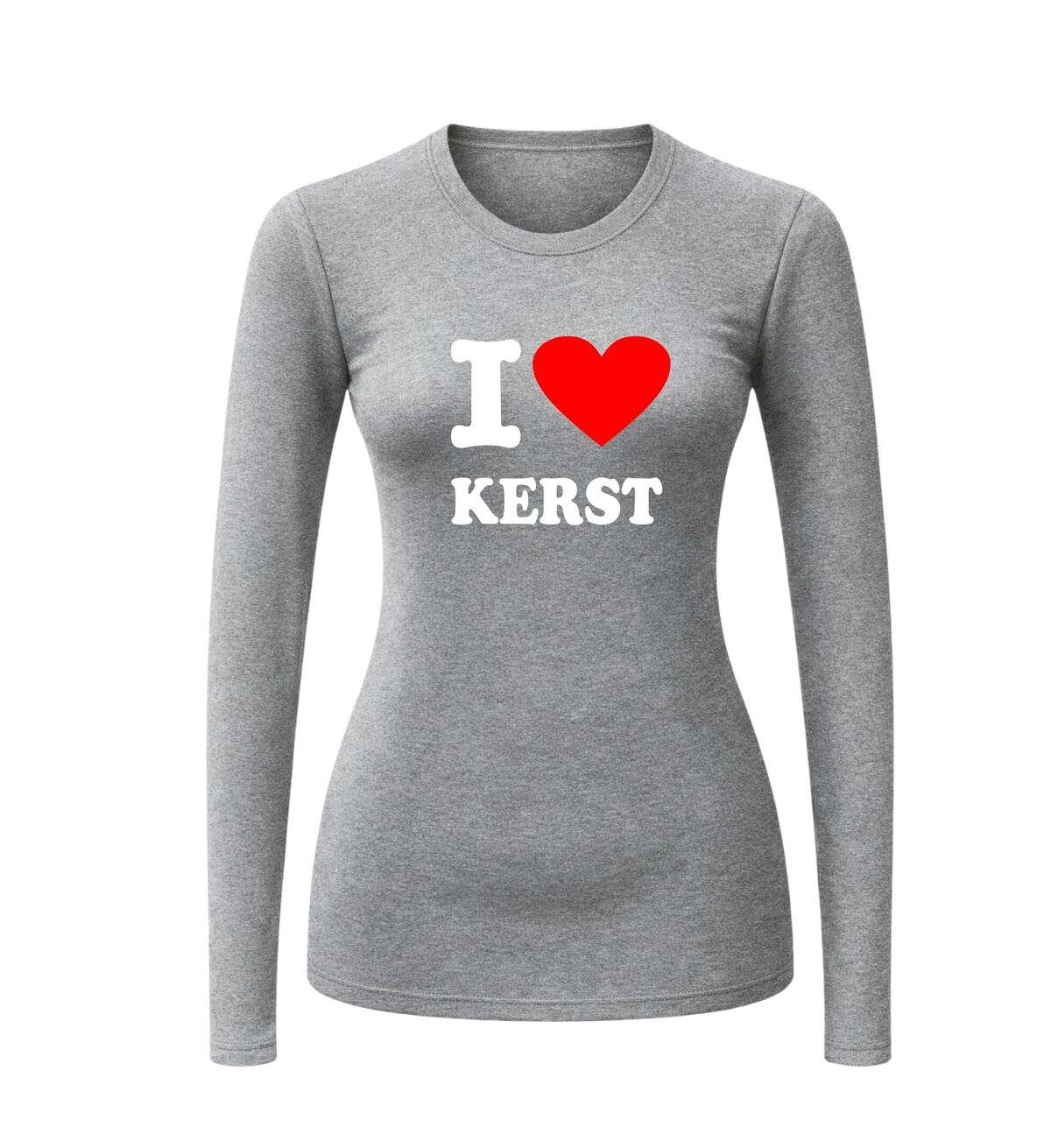 foto 8 i love kerst t-shirt lange mouw