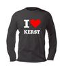 i love kerst t-shirt lange mouw