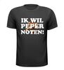 ik wil pepernoten t-shirt korte mouw sinterklaas
