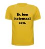 foto 15 t-shirt korte mouw Ik ben helemaal zen