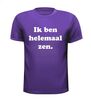 foto 3 t-shirt korte mouw Ik ben helemaal zen