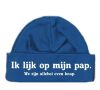 foto 1 babymutsjes ik lijk op mijn pap we zijn allebei even knap