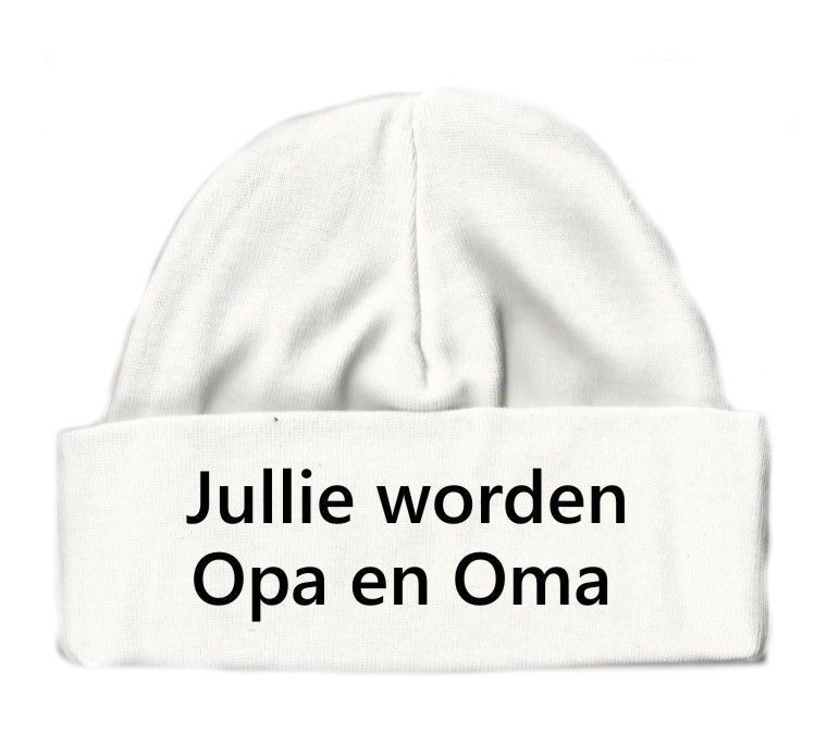 babymutsjes jullie worden opa en oma