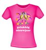 foto 12 gelukkig nieuwjaar champagneglazen t-shirt korte mouw