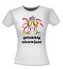 foto 14 gelukkig nieuwjaar champagneglazen t-shirt korte mouw