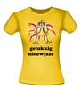 foto 16 gelukkig nieuwjaar champagneglazen t-shirt korte mouw