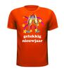 foto 9 gelukkig nieuwjaar champagneglazen t-shirt korte mouw