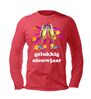 foto 3 gelukkig nieuwjaar champagneglazen t-shirt lange mouw