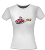 foto 12 grappig t-shirt korte mouw overreden rendier cartoon
