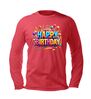 foto 3 happy birthday t-shirt lange mouw