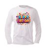 foto 4 happy birthday t-shirt lange mouw