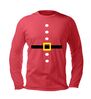 kerstman t-shirt lange mouw zonder baard