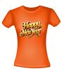 foto 10 t-shirt korte mouw happy new year in 3d letters